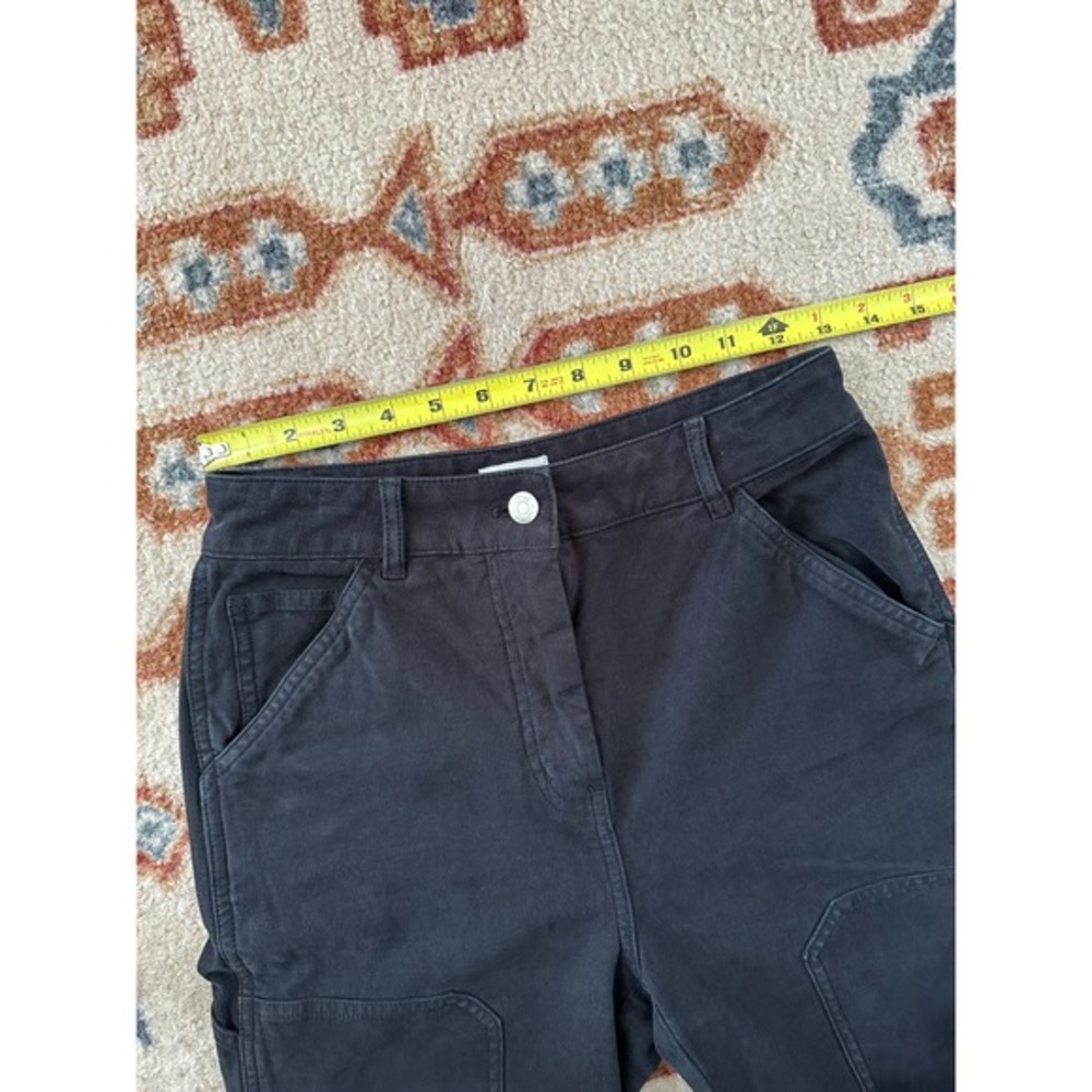 Wilfred Free Carpenter Pants Women 4 Black High Rise Utility Workwear Gorpcore - Picture 7 of 11